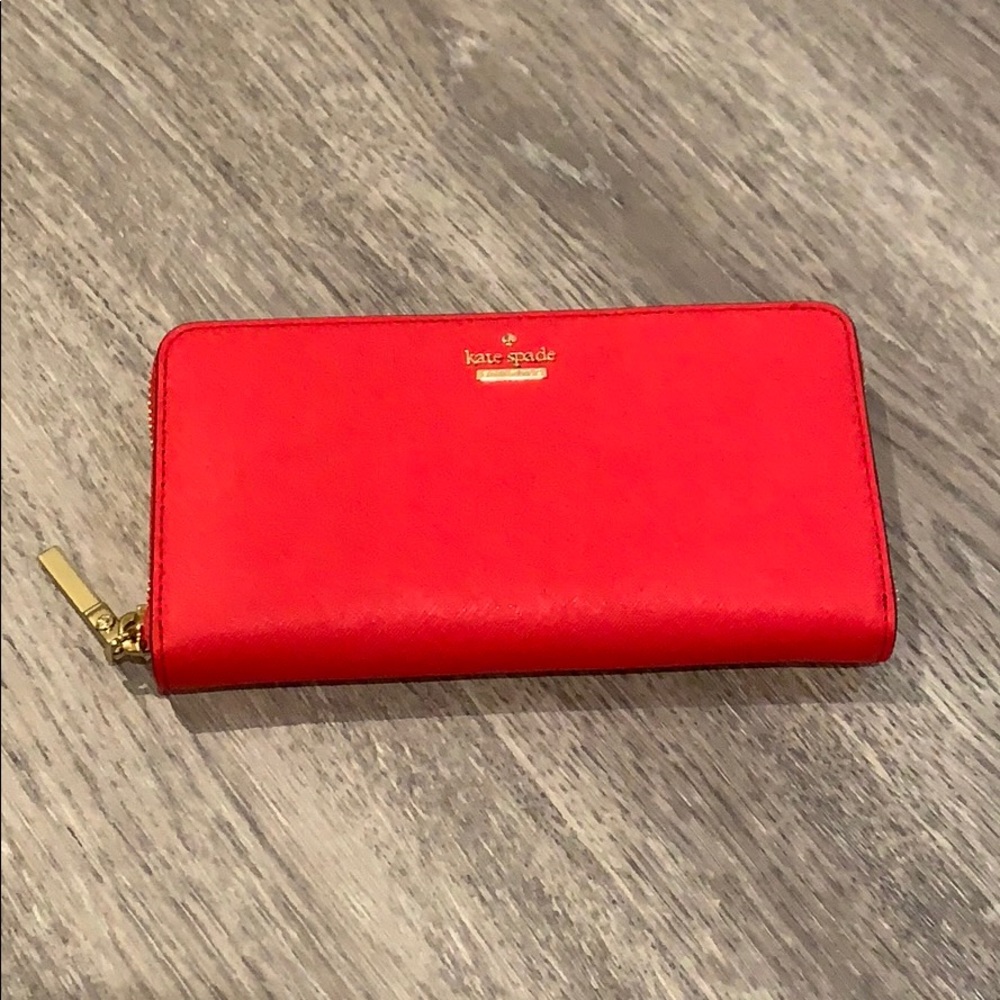 Kate spade zip around continental wallet